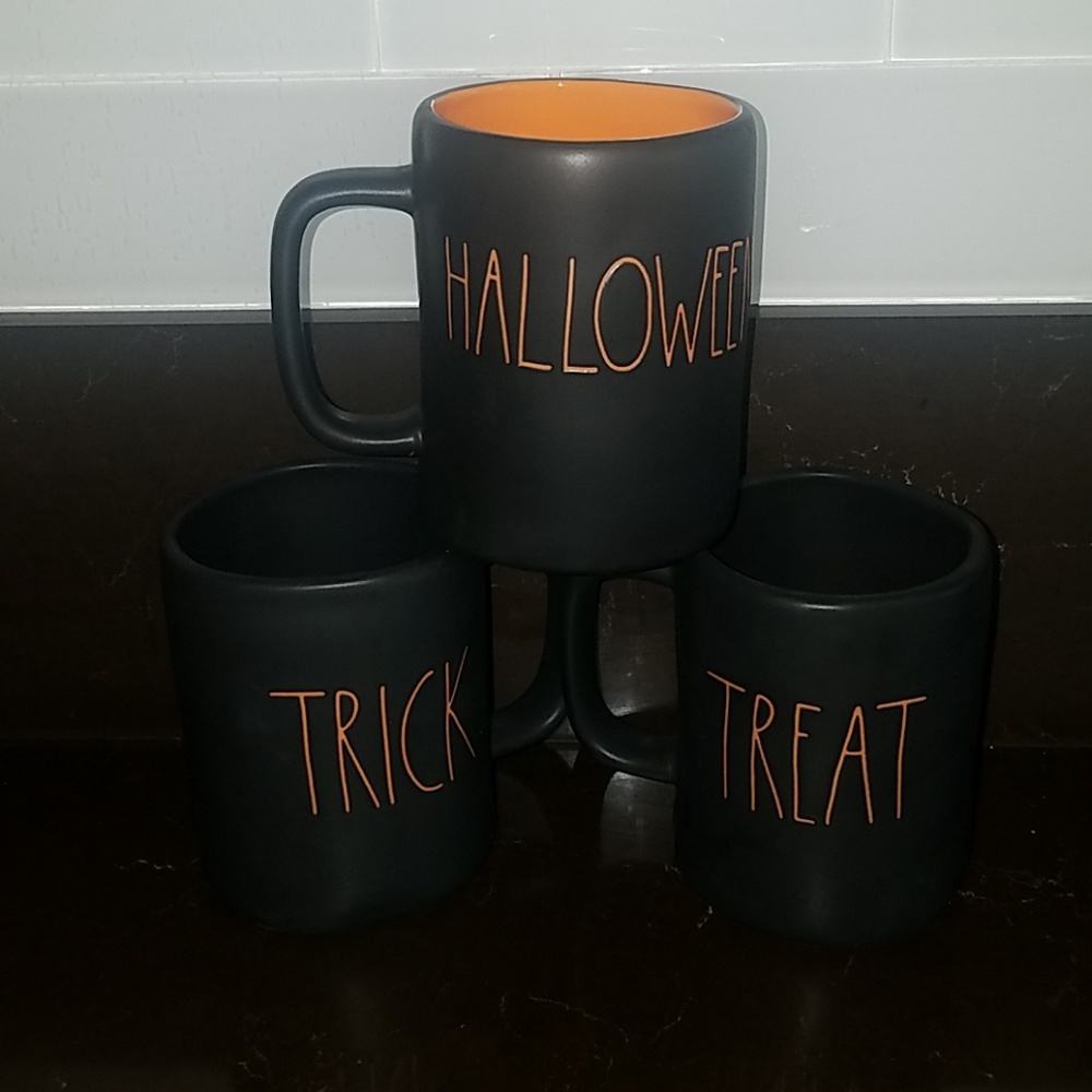 Rae Dunn Halloween only Trick or treat mug left.